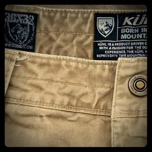 Kuhl 36X32 Tan Vintage Patina Dye Hiking Pants